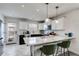 Stylish kitchen with white cabinets, stainless steel appliances, and marble countertops at 245 Raleigh Way, Villa Rica, GA 30180