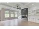 Living room showcasing a modern fireplace and built-in shelves at 37 Deer Canyon Dr, Auburn, GA 30011