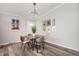 Cozy dining area with stylish lighting fixture and modern decor, great for Gathering meals at 3162 Alston Drive Dr, Decatur, GA 30032