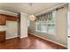 Bright dining area features wood floors and natural light at 510 Winder Trl, Canton, GA 30114