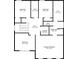 Detailed floor plan showcasing the layout of the home's second floors at 701 Woodward Ct, Canton, GA 30114