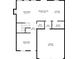 Detailed floor plan showcasing the layout of the home's first floor at 701 Woodward Ct, Canton, GA 30114