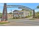 Welcome to the Depot District, featuring a sign over the road that leads to the Slow Pour Brewing Company building at 1125 Lewis Ridge Cir, Lawrenceville, GA 30045