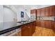 The kitchen features hardwood floors, stainless steel appliances, and plenty of cabinet space at 2380 Crescent Park Ct # 4, Atlanta, GA 30339