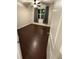 This spacious bedroom features beautiful hardwood floors and a modern ceiling fan at 442 Snow Owl Way, Lawrenceville, GA 30044