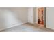 Bedroom with neutral walls, carpeting, and entry to a hall at 105 Silver Trce, Dallas, GA 30157