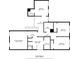 Detailed floor plan showcasing the layout of this 1080 sq ft home, including bedrooms, baths, and walk-in closets at 3609 Indigo Creek Nw Trl, Kennesaw, GA 30144