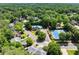 Lush aerial view showcases the community pool and tennis courts, nestled amongst mature trees at 220 Webley Ln, Alpharetta, GA 30022