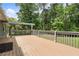 Large backyard deck overlooks a private wooded lot at 3131 Garden Lane Dr, Marietta, GA 30062