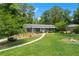 Charming home with manicured lawn, flowering bushes, and paved walkway at 3131 Garden Lane Dr, Marietta, GA 30062