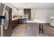 Renovated kitchen with stainless steel appliances and island with seating at 3131 Garden Lane Dr, Marietta, GA 30062