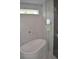 New construction bathroom featuring soaking tub, marble tile, and glass shower at 293 White St # 2, Marietta, GA 30060