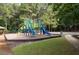 Community playground with swings, slides, and climbing structures at 516 Huntgate Rd, Woodstock, GA 30189