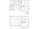 Complete floor plan of both the first floor and the basement layouts with labeled room names at 2674 Skylane Dr, Marietta, GA 30062