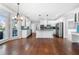 Spacious kitchen featuring an island, stainless steel appliances, and natural light at 3819 Trotters Run, Douglasville, GA 30135