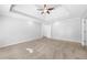Spacious main bedroom with trey ceiling and lots of natural light at 3819 Trotters Run, Douglasville, GA 30135