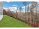 View of large backyard area and fence featuring lush green grass, perfect for outdoor activities at 159 Sunshower Rdg, Canton, GA 30114