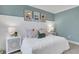 Charming bedroom with accent wall and decorative side tables at 159 Sunshower Rdg, Canton, GA 30114
