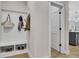 Entryway mudroom features a built-in bench with storage at 159 Sunshower Rdg, Canton, GA 30114