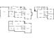 Complete floor plan featuring the basement, first, and second floors at 241 Tweed Ct, Sugar Hill, GA 30518