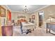 Formal dining room with chandelier and traditional furnishings, great for entertaining at 241 Tweed Ct, Sugar Hill, GA 30518