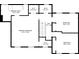 Floor plan of the second floor features multiple bedrooms and bathrooms at 241 Tweed Ct, Sugar Hill, GA 30518
