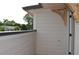 Exterior of a home showing the siding, wood details and a door at 285 White St # 4, Marietta, GA 30060