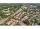 Community aerial view showcasing a well planned neighborhood with surrounding greenery at 5029 Rosalie Rd, Johns Creek, GA 30022