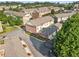 Aerial view of the community showcasing well-maintained townhomes and green spaces at 5029 Rosalie Rd, Johns Creek, GA 30022