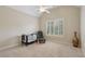 Light bedroom with a neutral palette, window with blinds, and ceiling fan at 895 Mill Garden Pl, Cumming, GA 30040