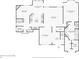 Floor plan layout showcasing the bedrooms, bathrooms, kitchen, and living areas at 895 Mill Garden Pl, Cumming, GA 30040