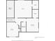 Floorplan of the second floor featuring three bedrooms and one bathroom at 977 Frog Leap Trail Nw, Kennesaw, GA 30152