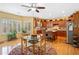 Lovely kitchen with an eat-in area, wood cabinets, and great light at 977 Frog Leap Trail Nw, Kennesaw, GA 30152