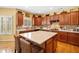 Beautiful kitchen with a center island, stainless appliances, and plenty of storage at 977 Frog Leap Trail Nw, Kennesaw, GA 30152