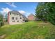 Spacious backyard features a lawn, tall trees and a patio, perfect for outdoor entertaining and recreation at 530 Summerhill Dr, Roswell, GA 30075