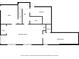 Basement floor plan showing recreation room, storage, bathroom, office and sitting room at 530 Summerhill Dr, Roswell, GA 30075