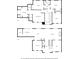 Detailed two-story floor plan showcasing the layout of the home at 530 Summerhill Dr, Roswell, GA 30075