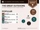 Outdoor Report showing the outdoor activities in the area and their distances at 530 Summerhill Dr, Roswell, GA 30075