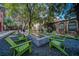 Outdoor fire pit area with seating provides a cozy and inviting space for socializing and relaxation at 170 Boulevard Se # E117, Atlanta, GA 30312