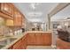 Bright kitchen with granite countertops and stainless steel sink at 1705 Brighton Pt, Atlanta, GA 30328