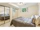 Comfortable bedroom with a large bed, mirrored closet doors, and a bright window at 3292 Ferncliff Ne Pl, Atlanta, GA 30324
