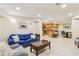 Finished basement featuring an open layout, a cozy living area and an eat-in kitchen at 3292 Ferncliff Ne Pl, Atlanta, GA 30324