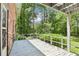 Spacious back deck and wooded view at 415 Haven Ln, Marietta, GA 30066