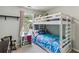 Colorful bedroom featuring a bunk bed and a view of the outdoors at 4284 Cabretta Se Dr, Smyrna, GA 30080