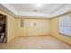 Bedroom with neutral walls and ceiling; ready for customization at 189 Privet Cir, Suwanee, GA 30024
