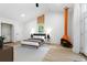 Bright bedroom featuring a modern fireplace, neutral tones, and a serene atmosphere at 2349 Echo Cliff Ne Ct, Atlanta, GA 30345
