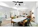 Open-concept living space with modern kitchen, dining area, and stylish living room at 2349 Echo Cliff Ne Ct, Atlanta, GA 30345