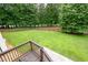 Expansive backyard with lush lawn, enclosed by a wooden fence, offering privacy and space for outdoor activities at 3600 Morishop Nw Cv, Marietta, GA 30064
