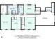 Detailed floor plan showcasing the layout of the third floor, including the bedrooms, bathrooms, and laundry room at 3600 Morishop Nw Cv, Marietta, GA 30064