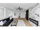Bright living room with modern decor and a fireplace at 445 Westmeath Sw Dr, Atlanta, GA 30310